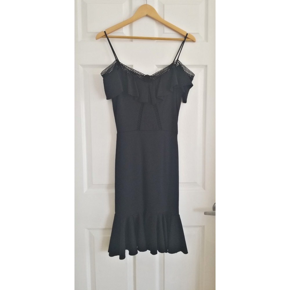 Black flirty dress
